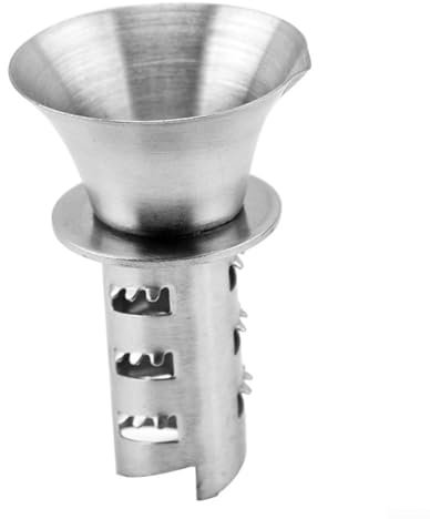 Exprimidor de cítricos de acero inoxidable eficiente y manual, de acero inoxidable, con tornillo vertedor