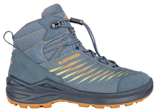 LOWA Stövlar medium ZIRROX II GTX MID JR, Petrol Mango, 26 EU