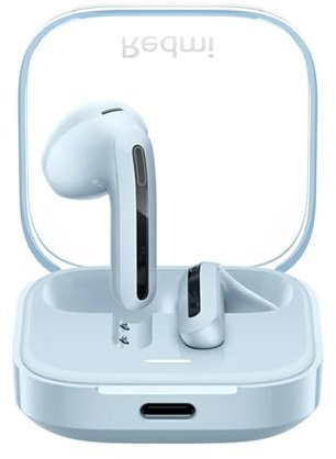 Xiaomi Redmi Buds 6 Active (versión global) Wireles - Auriculares Bluetooth de 5.4 pulgadas, batería de larga duración de 30 horas, cancelación de ruido para llamadas, 5 modos de sintonización, IPX4