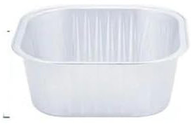 10/50 pirottini in foglio di alluminio da 300 ml per creme brulée da dessert a forma quadrata, pirottini per cupcake con coperchio, strumenti per torte per muffin, argento, 50 pezzi