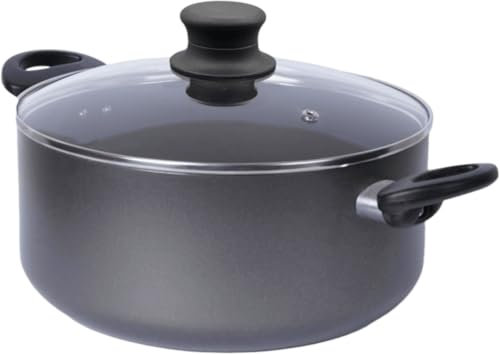 Stock Pot with Lid 8L / 28cm Large Non Stick Cooking Pot Saucepan Soup Pot - Heat Resistant Handles Cookware Casserole