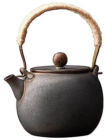 WMYDNXXT Théière en Fonte Théière Japonaise Bouilloire à thé Chinoise de 475 ML Théière en Fonte, conçue for la préparation du thé à Domicile ou au Bureau Bouilloire à thé en Fonte