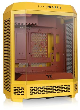 Thermaltake Tower 600 Mid Tower; 2x140mm CT Fans Included; 420mm Radiator Support; 400mm GPU Clearance; Hidden Connector Support; Rotatable PCIe Slots; Butter Caramel; CA-1Z1-00MMWN-00
