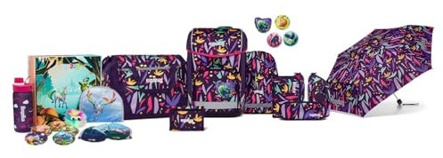 ergobag Cubo Light Gigant Schulranzen 10tlg. inkl. Sporttasche (AmBärzonas Lumi)