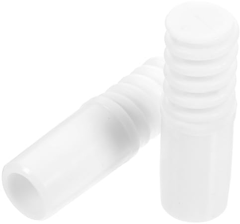 ZUNOXAZ 2pcs Replacement Extension Pole Adapter with Threaded Tip for Mop Pole, Sturdy Plastic Broom Handle Connector, Easy Installation for Home and Office Cleaning