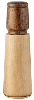 Set di macinini per sale e spezie in legno manuale con meccanismo di macinazione regolabile funzionale per peperoni in legno pratico strumento di macinazione