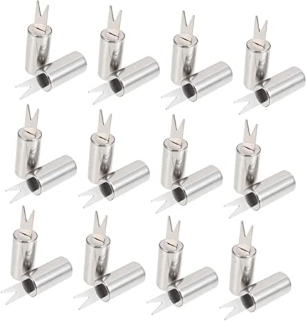 Luxshiny 20pièces Fourchettes Inox Bbq Multifonctions Brochettes Réutilisables Pour Maïs Fruits Barbecue Et Camping