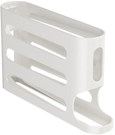 Caja De Almacenamiento De Huevos - Dispensador De Huevos Enrollable Automático De 4 Pisos - Cocina Deslizante Duradero Para Refrigerador, Encimera Y Cocina