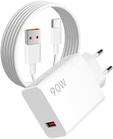 Cargador 90W Original con Cable USB C de 2 Metros para Xiaomi, Poco X7 Pro 5G, F6, Hypercharge, Adaptador Turbo 6A, Carga Rápida para mi 15, 14 Pro, 13 Ultra, Redmi K80, Note 13, 12S, 11S