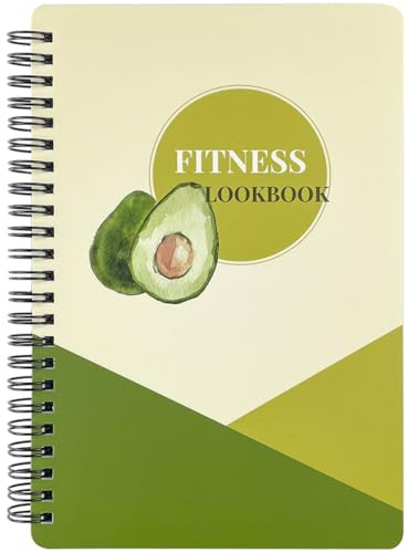 Healifty Bloc-notes Fitness avec Spirale Planificateur Entraînement Quotidien Agenda Musculation et Santé Carnet de Notes Pratique pour Suivi et Organisation Couleur Couleur Aléatoire