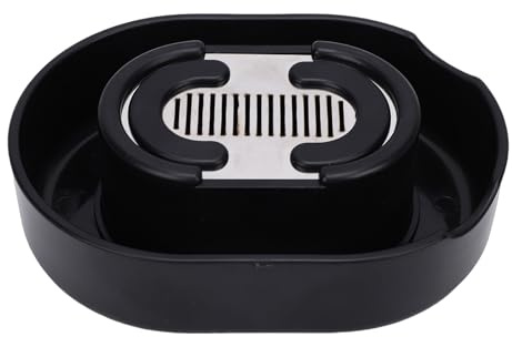 Phefop Rinceur de Rasoir à Barbe, Nettoyeur de Rasoirs de Type Poussoir en Plastique, Laveuse de Manuelle Portable pour Toutes les Tailles, Tondeuses à Barbe Crâniennes, Maison et