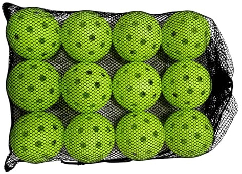 Genérico Bolas De Golf De - 12 Piezas Equipo De Golpeo | Pelota Hueca De Práctica con De Malla Y Cordón | para Interior Exterior Jardín Hogar Escuela Parque Playa