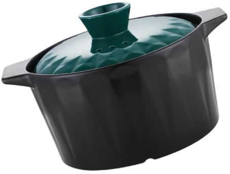 OSALADI Casserole pour Mijoter et Préparer des Ragoûts 1,3l avec Poignée Antidérapante en Céramique et Revêtement Antiadhésif la Maison