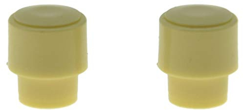 KAISH Pack of 2 Ivory Barrel Switch Tip 3 Way or 4 Way Pickup Selector Switch Knobs for USA Tele/Telecaster