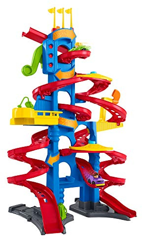 Fisher-Price Little Poeple Garage Cocheland, Parking Jouets Voiture Bébé 1 an (Mattel fxk61)
