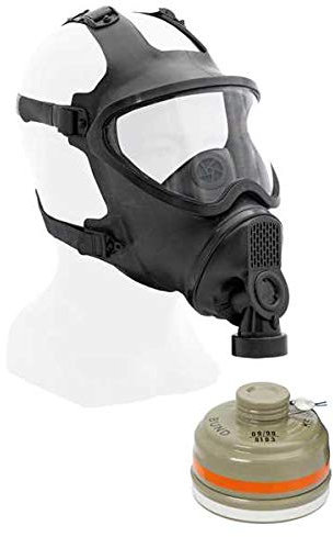 Belgische Schutzmaske BEM-4GP mit Filter Neuwertig
