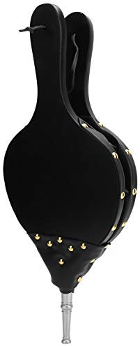 Soffietto per caminetto Soffiatore d'aria manuale in legno campeggio all'aperto Barbecue Grill Attrezzi per caminetto Pompa Barbecue Attrezzi fuoco Accessori Soffietto fuoco Ventilat(Tubo d'argento)