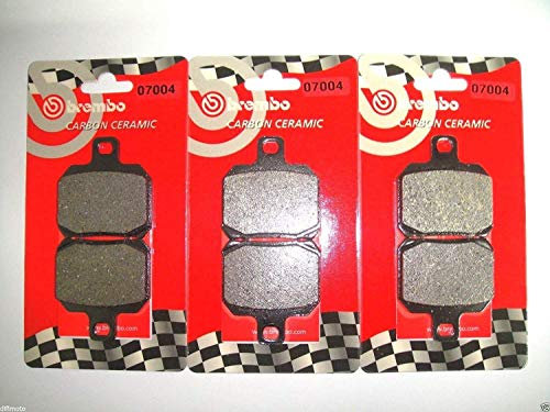 Brembo Bremsbeläge 07004 vorne + hinten für Beverly 500 2002 2003 2004 2005 2006 2007 2008 Schlüsselanhänger Aer gratis