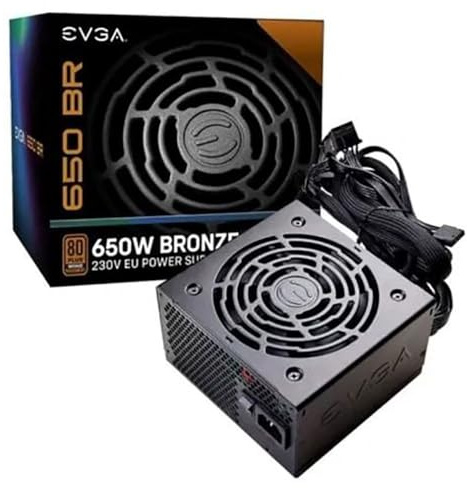 Fuente de Alimentación Evga 100-BR-0650-K2 ATX 650 W 80 Plus Bronze