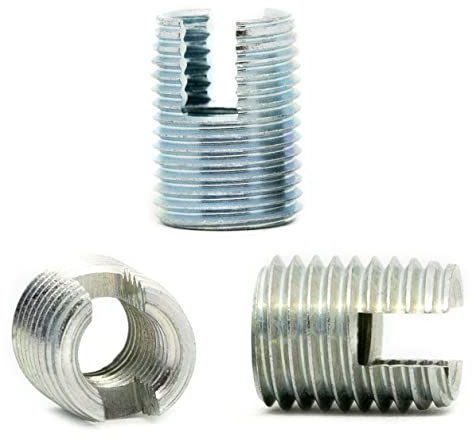 Lot de 5 inserts filetés M12 pour réparation de filetage extérieur et intérieur en acier trempé AN335