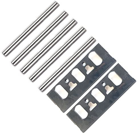 3-1/4 82mm Double Edged Reversible Carbide Planer Blades Set, Hand Planer Knives Replacement for Makita D-46246, D-16966, 1900B, Bosch, Dewalt DW680K, DW6658