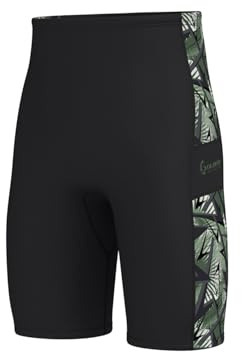 GoldFin Wetsuit Shorts Men Women, Mens Womens 2mm Wet Suits Neoprene Short for Water Sports Diving Surfing Swimming Snorkeling Kayaking, Black-Camouflage, S