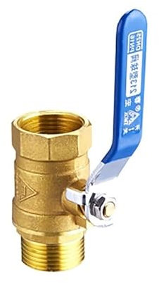 1/2 3/4 1 Brass ball valve Internal And External Wire Ball Valve Gas Switch Tap Water Valve CZAOINCU(3/4)