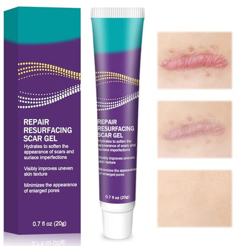 20g Crema para cicatrices, Producto para marcas de piel, Cicatriz Gel Crema Cuidado de cicatrices y reparación de la piel, Reduce Cicatrices Visibles de Cirugía, Quemaduras 