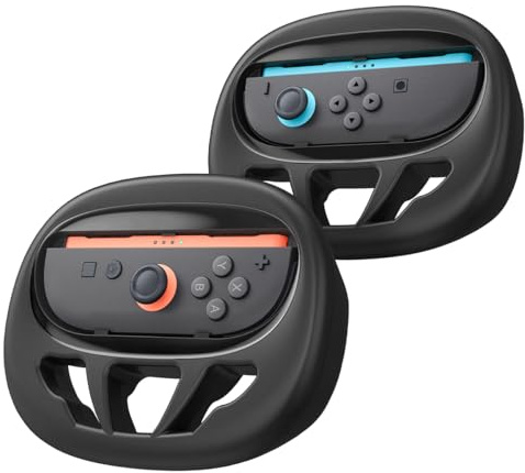 Spigen Joy-Con Controller-Handtag NS101 Ratt Kompatibel med Nintendo Switch 2 Joy-Con (2025), 2-Pack - Svart