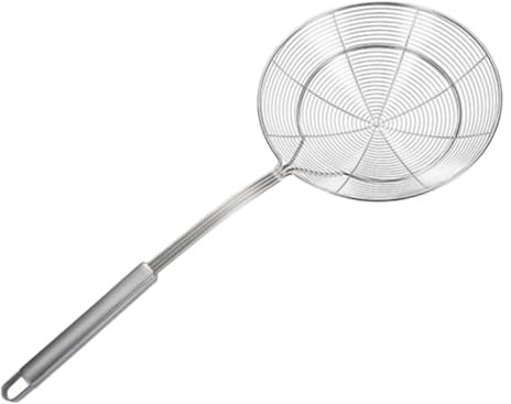 Luxshiny Colador De Acero Inoxidable Malla Fina Cuchara Filtrante Espumadera Colador Doméstico Para Cocina De Acero Inoxidable