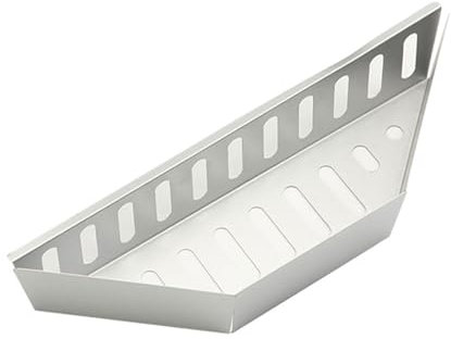 Grande cestino a carbone alluminato per barbecue e carburanti, adatto per bollitore da 57 cm e oltre, griglie a carbone per barbecue a carbone