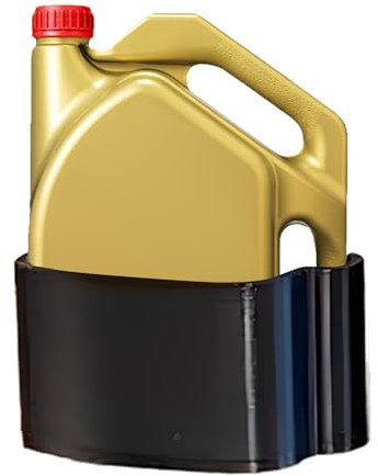 Support mural magnétique pour réservoir d'huile de moteur, résistant aux intempéries, accessoire d'organisation polyvalent sûr pour mécaniciens, propriétaires de voiture