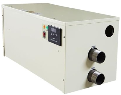 YXZKJZJ Termostato de Bomba de Calor for Piscina de 5,5-40 kW, Calentador de Agua eléctrico for SPA, bañeras y Piscinas elevadas y enterradas. Calefacción eficiente(24KW)