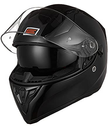 ORIGINE Integral-Helm Full-Face Motorrad-Helm ECE mit Visier (SOLID MATT Black, M)
