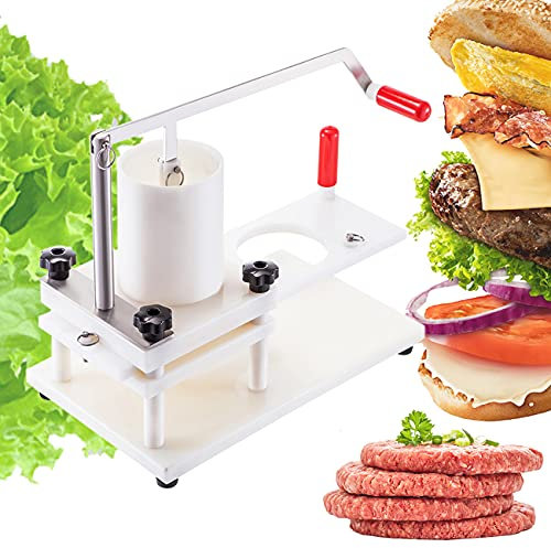 ZhiLianZhao Haushalt Hamburgerpresse Machine, Kommerzielle Hamburgerpresse Patty Maker, mit Einfach Bedienen Und Reinigen, für Großküchen, Restaurants, Foodtrucks