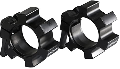 Sporttrend 24® Profi Schnellverschluss Set für Hantelstangen 50mm in Schwarz | Sichere Fixierung von Gewichten und maximaler Halt