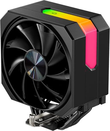 upHere gaming ARGB Refroidisseur CPU,4×Ф6mm Single Tower CPU Cooler,120MM Ventilateur PC,Sans Enlever le Ventilateur pour l'installer,CPU Cooler,pour Ventirad AM4 AM5/Intel 2011/2066,up1KC4.