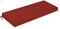 PRIMEPATIO Bankauflage Outdoor, Bequeme Schaumstoff Bankkissen Sitzauflage, Wasserdicht Sitzkissen, Hollywoodschaukel Auflagen mit Bändern, Verdicktes Polster für Gartenmöbel 100x40 cm, Rot