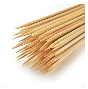 Generico 1000 Spiedi Spiedini Stecconi in Bamboo da 25 cm x 3 mm