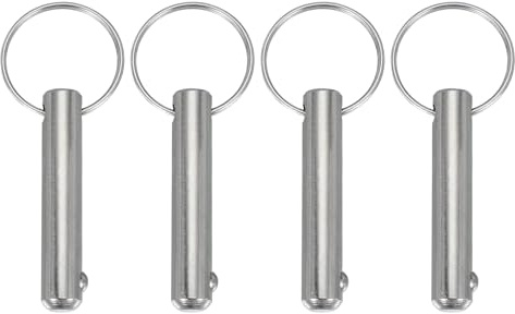 QUARKZMAN Confezione da 4 Pin a Rilascio Rapido Dia 3/8 10mm Pin Bimini