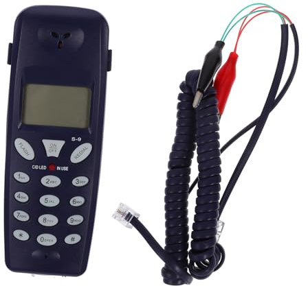 OSALADI Volume De La Sonnerie du Téléphone Téléphone Filaire Fixe Filaire pour Hôtel Testeur De Filaire Appelant Filaire