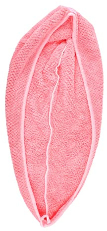 LOLIPPYY Schnelltrocknender Haarturban aus Weichem Fleece mit Knopfverschluss Leichter Flexibler Haarhandtuch Wickel für Haartypen Praktisches Trockenhaube für Zuhause und Salon