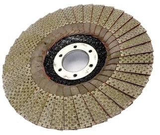 HQABCUTR 5 Pollici 1 pz 60/100/200/400 Grana Mola abrasiva 125 mm Disco abrasivo lamellare for smerigliatrice angolare tampone abrasivo diamantato