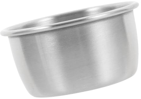 BESPORTBLE Gamelle pour Lézard en Acier Inoxydable 304 Petit Modèle 40 ML, Bol D’Alimentation Métal pour Reptiles et Tortues, Récipient Solide pour Nourriture et Eau Terrarium