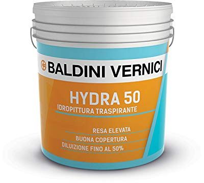 Pittura bianca lt 14 Hydra 50 diluibile fino al 50% (Litri 5)