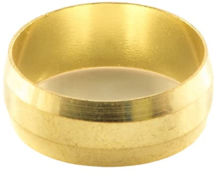 15mm Brass Olives for Compression Plumbing Fittings (10-15-20-25-50-100 Pack) (50)
