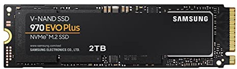 Samsung 970 EVO Plus NVMe M.2 SSD, 2 TB, PCIe 3.0, 3.500 MB/s Lesen, 3.300 MB/s Schreiben, Interne SSD für Gaming und Grafikbearbeitung, MZ-V7S2T0BW