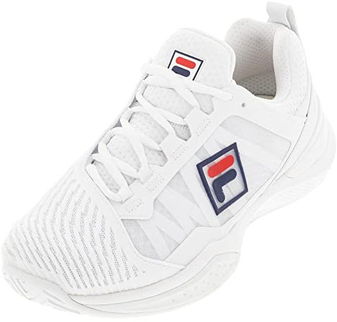 Fila Speedserve Energized Damen Tennisschuhe, Weiß/Weiß/Weiß, 38 EU