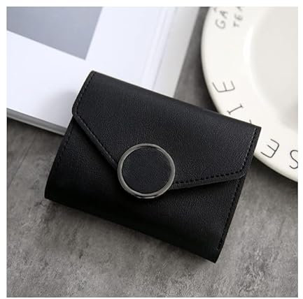 LIOONS Geldbörse Pu-Leder-Damen-Geldbörse, modisch, Kurze Geldbörse, Retro-Damen, große Kapazität, kleine Münztasche Portemonnaie