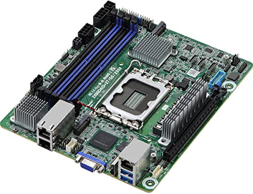 AsRock Rack Z690D4ID-2T/G5/X550 Deep Mini-ITX Server Motherboard Single Socket 12th & 13th Gen Intel® Core™, Pentium® and Celeron® Series Processors (LGA 1700) Z690 Dual 10G LAN PCIe 5.0